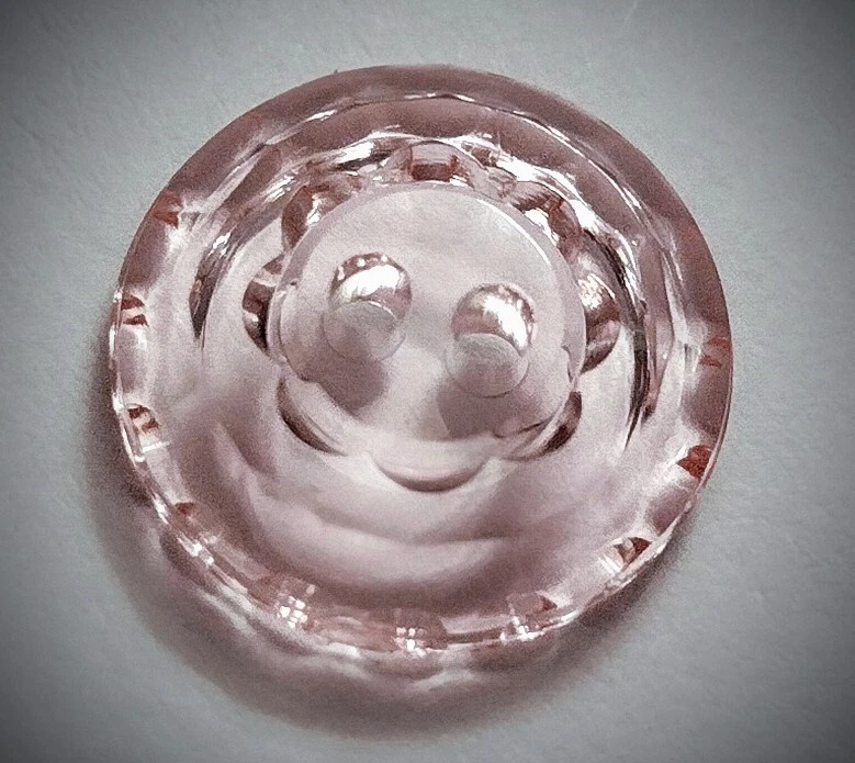 1/2" 2-Hole Rose 'Crystal' Craft/Clothing Buttons - Image 4 of 4