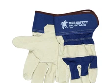 12 Pair MCR Safety Mustang 1925 Premium Grain Pigskin Leather Palm Work Glove XL