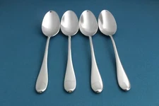 4 Place Oval Soup Spoons Gorham STUDIO Glossy 18/10 Stainless Vietnam 7"
