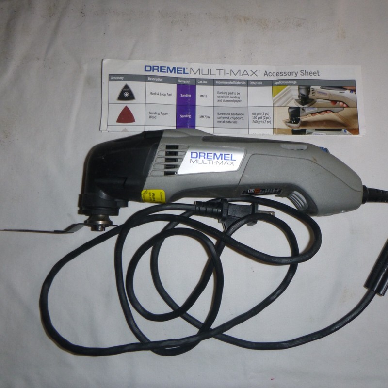 Dremel, Oscillating Power tool, 6300 Multi-Max, Variable Speed W/Extra Blades