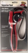 Superior Tool 03613 Strap Wrench 6" Handle 6-3/" Diameter Capacity Won't Scratch