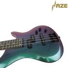Haze 4-String Electric Bass Guitar, chameleon with Free Bag tuner etc  SBG385V