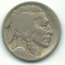 A VINTAGE VERY GOOD VG 1919 P BUFFALO NICKEL COIN-OLD US COIN-AGT070