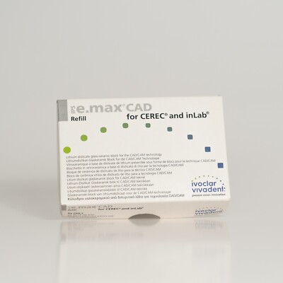 Ivoclar IPS e.max CAD for CEREC + inLab Glaskeramik Block Dental