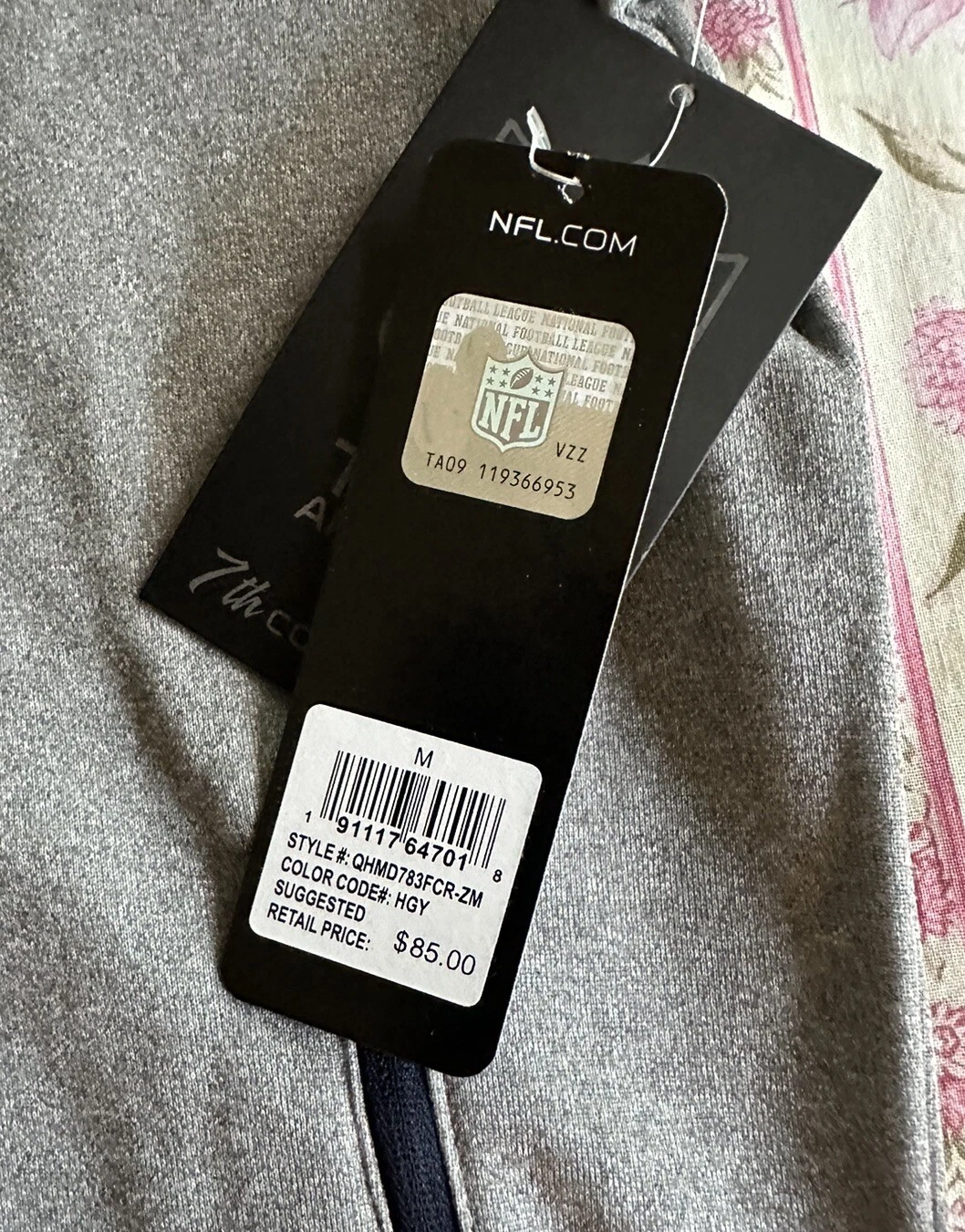 VETEMENTS Chicago Bears NFL Team Apparel Pullover Felpa con Cappuccio Uomo Taglia Media Nuovo con etichette MSRP = 85 00