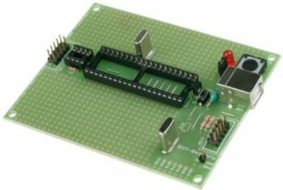 Prototype Board for 40-pin AVR, with USB, JTAG and ICSP