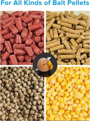 5M PVA Netz Angeln Set mit Schere, 18mm 25mm 37mm 44mm Breit PVA Mesh Karpfen - Bild 5 von 14