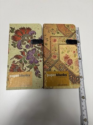 Paper blanks 2 Notizbücher Unbenutzt 9x18 cm