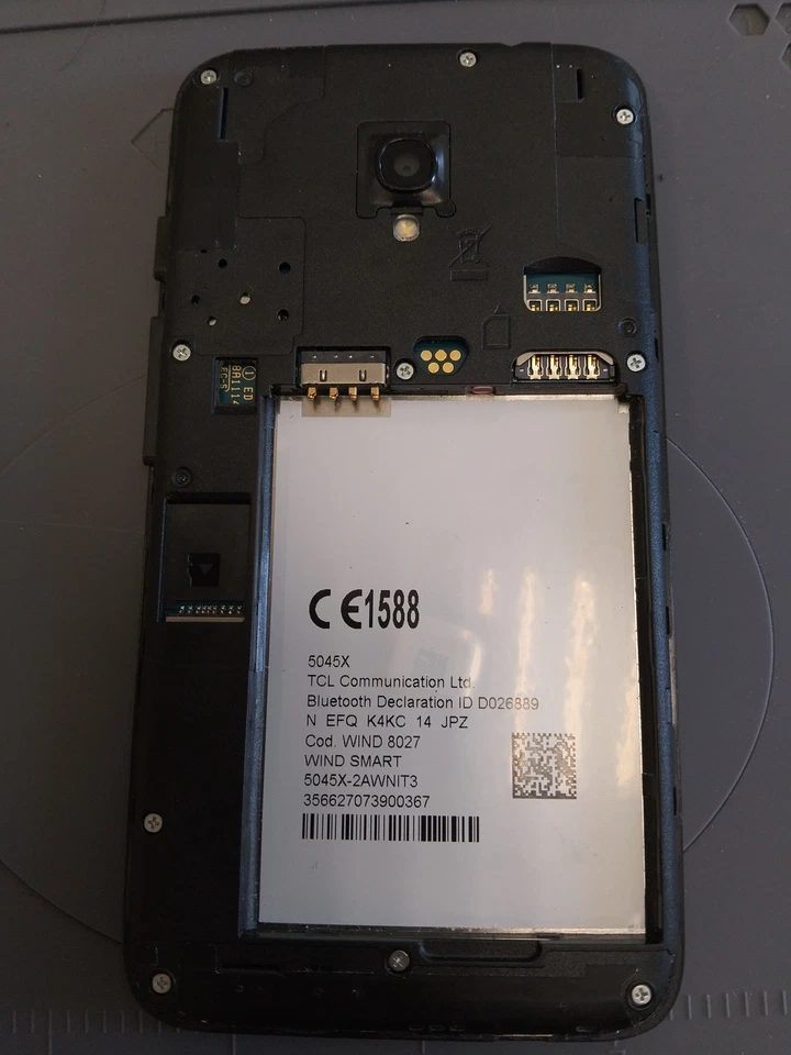 Alcatel Pixi 4 5045X Brand Wind Nero Per Ricambi - Immagine 2 di 4