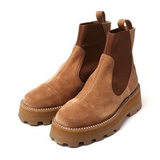 JIMMY CHOO Clayton Flat Suede Boots Size 35 Women's, Unused