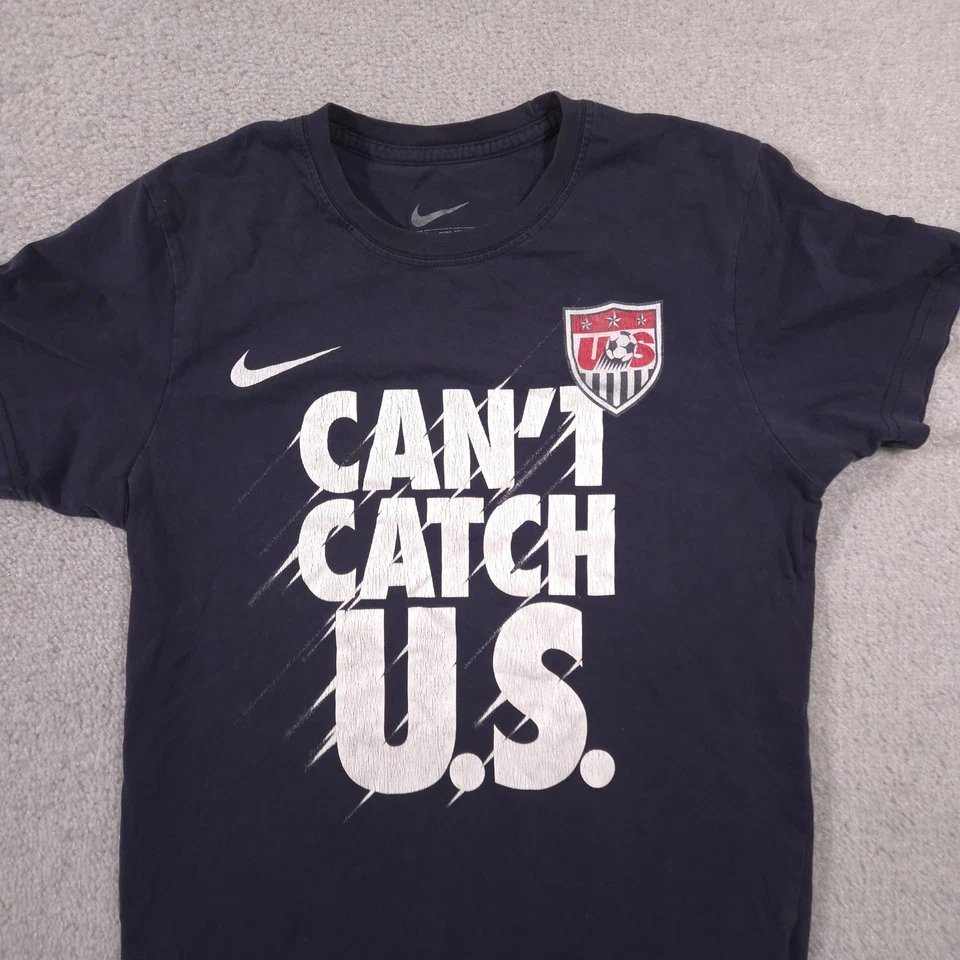 Camiseta de fútbol de Estados Unidos para hombre mediana azul marino fútbol no se puede atrapar Nike de Estados Unidos Foto 4 de 4