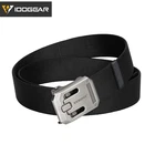 IDOGEAR Tactical 1.5" Nylon Belt Men Reinforce 1000D Nylon Belt Quick-Release BK