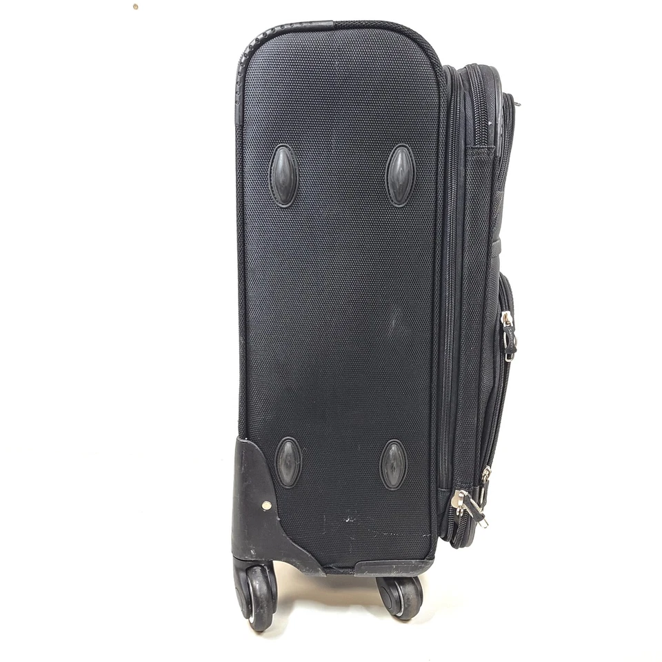 Samsonite 23" Carry On Softshell Expandable Spinner Luggage Black - Image 4 of 4