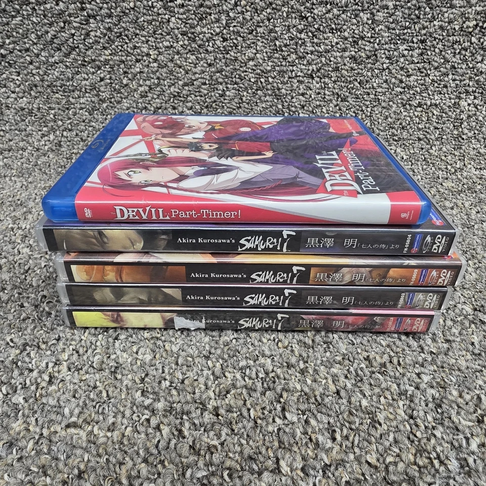 Lot of 4 Akira Kurosawa DVDs  Plus Bonus Blue Ray  - Image 3 of 4