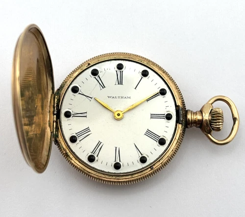 Waltham Seaside Antique Mechanical Pocket Watch 15J 6s  14989360  DOESN'T WORK