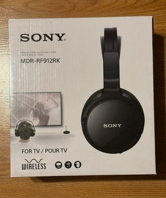 Sony MDR-RF912RK Over-Ear Wireless Radio Frequency Stereo TV Headphone System