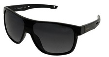 Timberland Sunglass Mens Black Plastic Rectangle Shield, Gradient Lens TB7192 1B