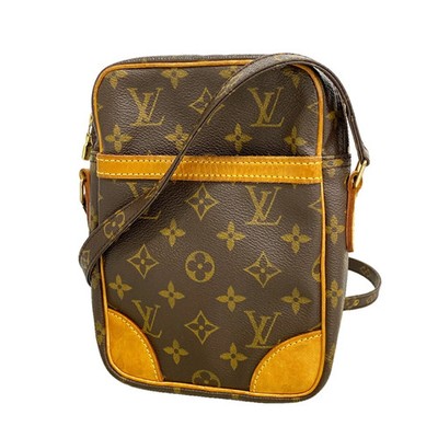 Louis Vuitton Monogram Danube Shoulder Bag M45266 Brown Women's P3... GZl1kb1c