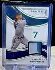 2023 Immaculate Jersey Number Materials Patch Bobby Witt Jr #2/5!!