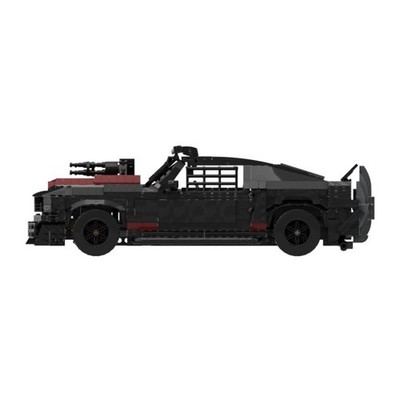 Movie Scene DeLorean Time Machine Car Tech Model 1552PCS MOC-148219