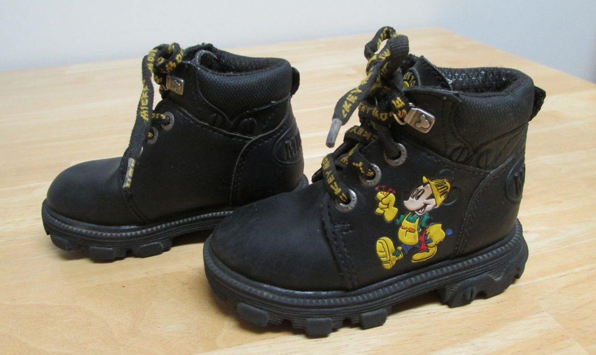 Work Boots Kids Boots Size WZEIIOT Toddler Boys Boots Solid Color