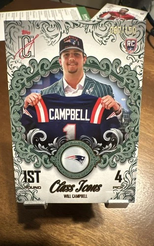 2025 Topps Signature Will Campbell Base (RAW)