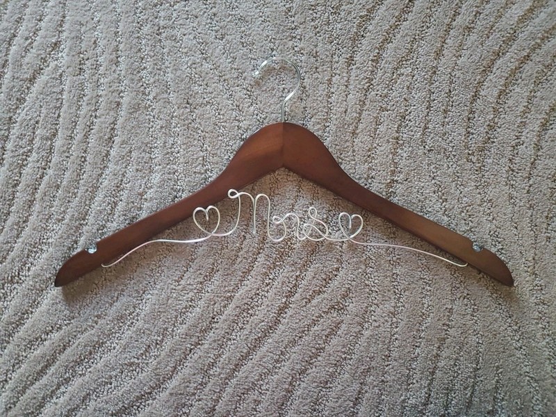 Home Collections Signature Series Mrs Wooden Hanger Bridal 17 1/2" Length