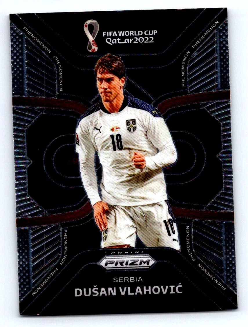 Preços baixos em 2022 Panini Prizm World Cup Qatar Dusan Vlahovic