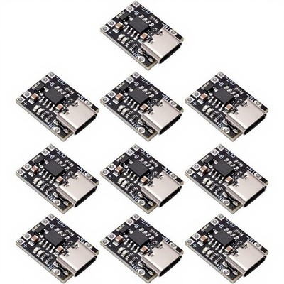 10 Stück TP4057 Typ-C 1A Li für akku Ladeplatine mit Statusanzeigen