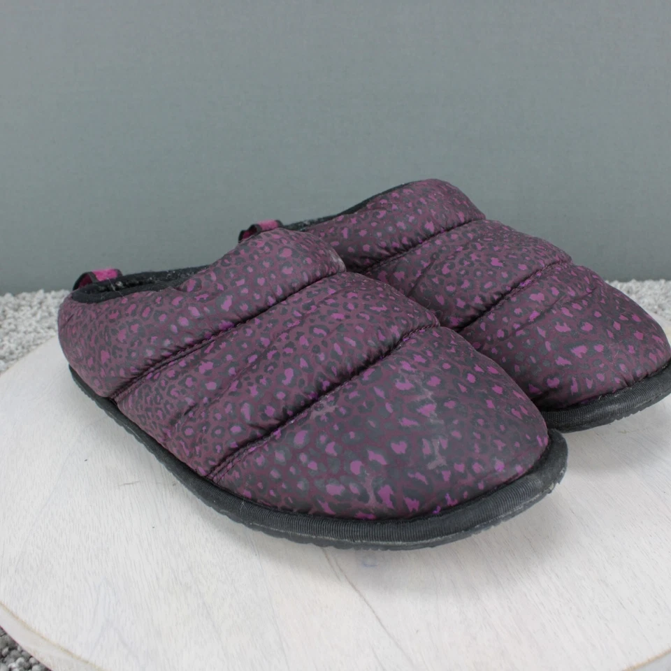 Chinelos Sorel Feminino 9 Roxo Isolado Acolchoado Conforto Interior Externo - Imagem 2 de 4