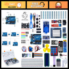 Complete Arduino Starter Kit with 63 Items, Tutorials, Compatible with IDE