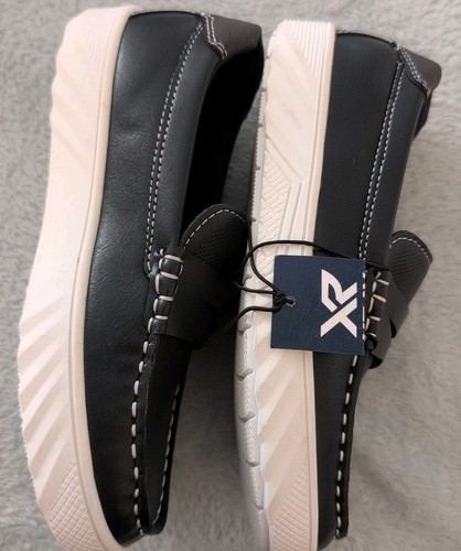 Xr Xray marineblaue Slipper Jungen Größe 1 neu mit Etikett rutschfeste Halbschuhe Schule Sommer - Bild 5 von 8