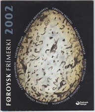 Faroe Islands Denmark Official Mint Year Set MNH Folder 2002