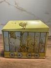 1985 Precious Moments Baby Bear Train Figure w/ Box New Born Birthday Series — photo 2