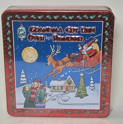 Christmas CD/DVD Dr. Elmo Grandma Got Run Over . - 2 Discs + Christmas Stocking