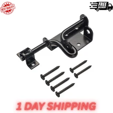 Heavy Duty Slide Bolt Gate Latch with Padlock Hole, Sliding Bolt Gate Lock for O