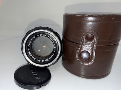 Vintage NIKON Nippon Kogaku NIKKOR-S AUTO 1:1.4 F-50mm  Japan