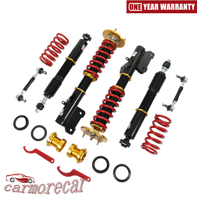 Coilovers Struts Suspension Spring Kits Adj Height For 2005-2014 Ford Mustang 
