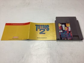 Tetris 2- NES Complete TESTED CIB