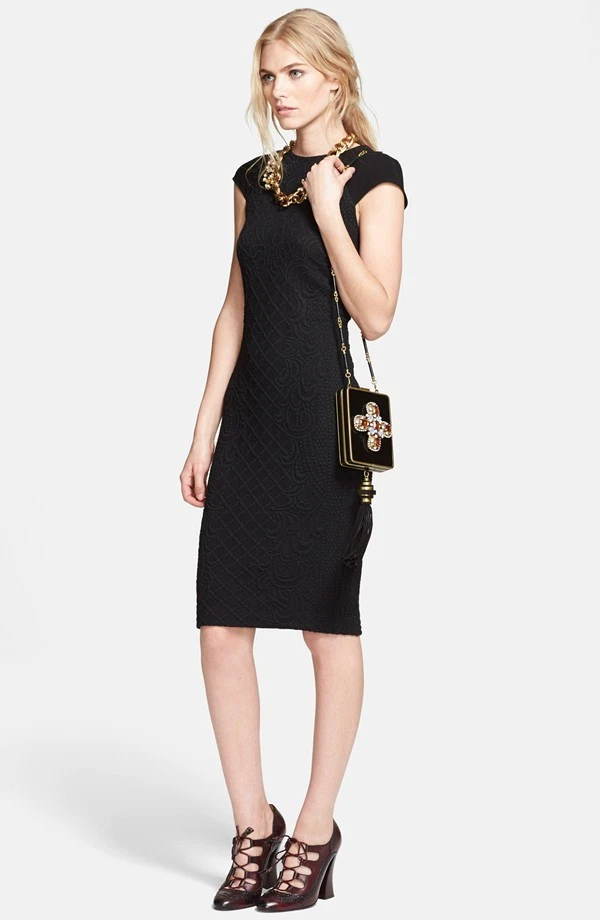 Tory Burch 'Kiersten' Body Con Dress ( Size M)