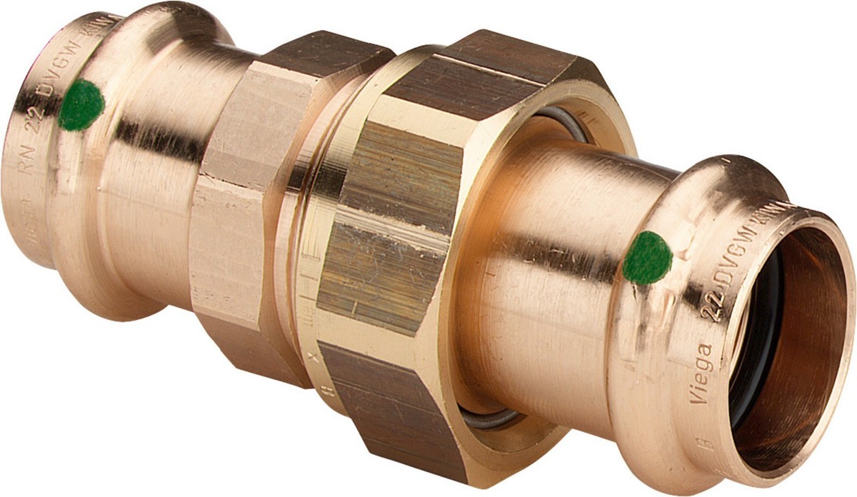 VIEGA Sanpress Raccordo Arco Vetro A Parete Collegamento