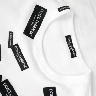 Dolce Gabbana D&G Labels T-shirt White UK