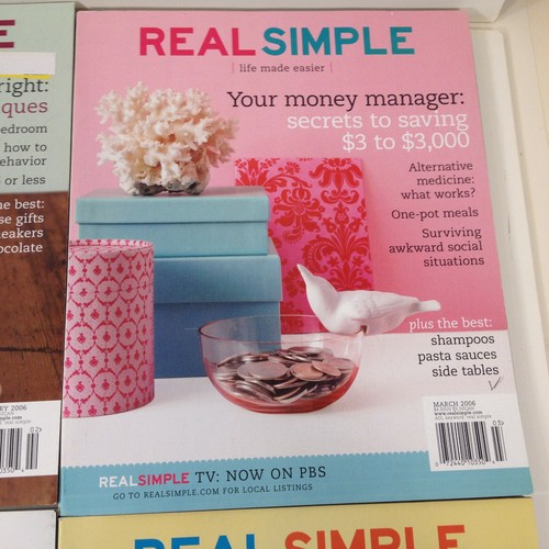 Real Simple Magazine Life Home Body Soul Recipes Home Decorating, You Pick - Picture 13 of 16