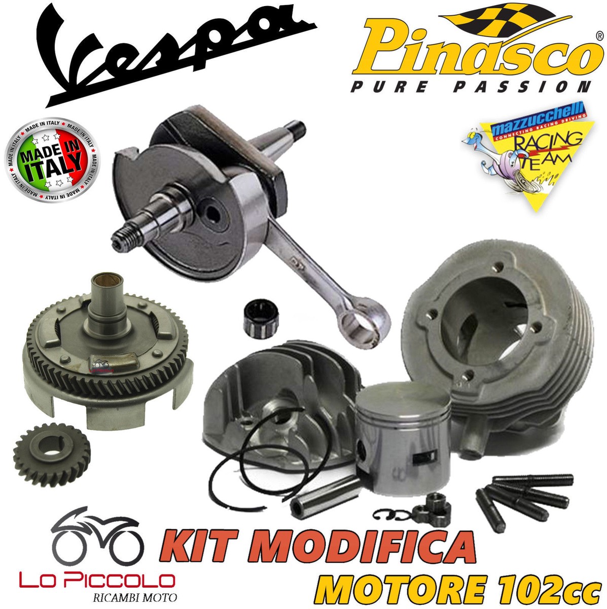 Pinasco Kit Modifica Vespa 102 Pinasco 102 Aluminum Thermal Group