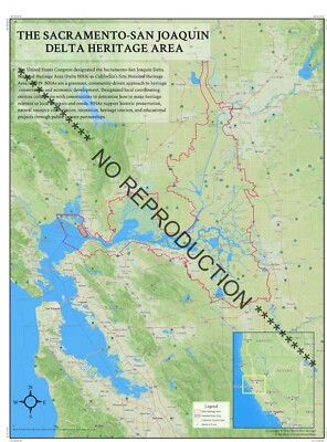 Delta Heritage Area Map - Sacramento-San Joaquin Delta Heritage Area, California