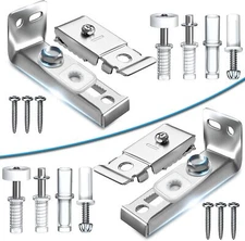Bifold Door Hardware Kit, 2 Pack Repair Replacement Parts for Bi-Fold Door Slidi