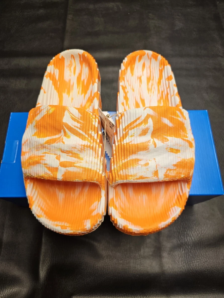 Orange adidas cheap flip flops
