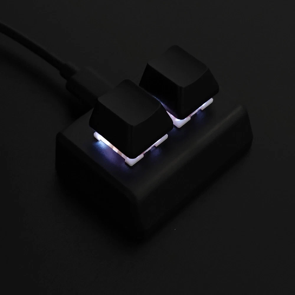 2Key Mechanical Keyboard with Multi-Key Copy Paste Shortcut Functionality