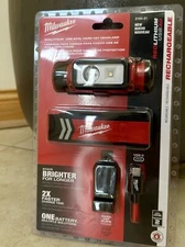 New Milwaukee 2163-20 REDLITHIUM USB 600L Hard Hat Headlamp