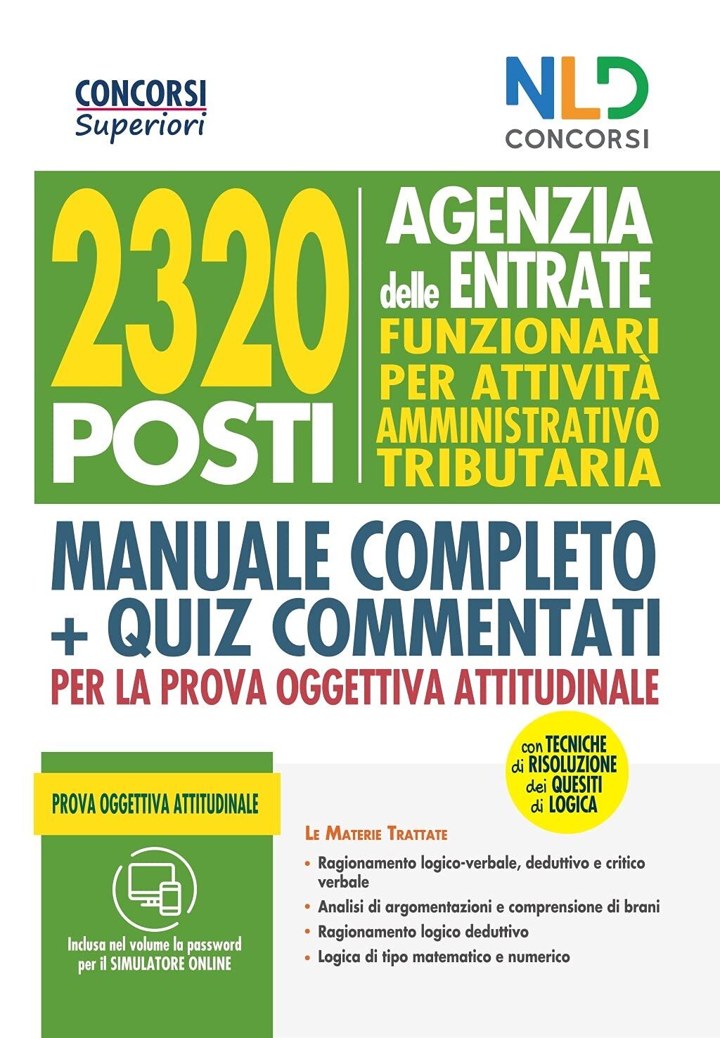 9788833586755 Concorso 2320 Agenzia Delle Entrate - RTRIB2170 Fu... Attitudinale